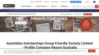 Australian Scholarships Group Friendly Society Limited - IBISWorld
