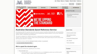 Australian Standards - Australian Institute of Architects