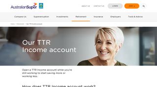 Our TTR Income account | AustralianSuper