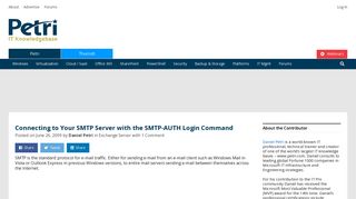 Mail Server Authentication with SMTP AUTH - BWW Media Group