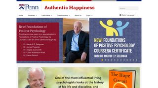 Authentic Happiness | Authentic Happiness