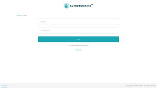 Login - Authorship.me Products
