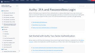 Authy: Two-factor Authentication and Passwordless Login by API and ...