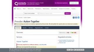 Autism Together - CQC