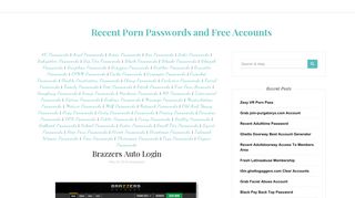 Brazzers Auto Login – Recent Porn Passwords and Free Accounts