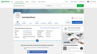 Working at Auto Data Direct | Glassdoor