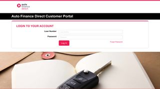 Auto Finance Direct Customer Portal