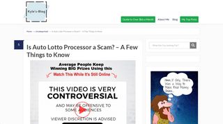 Is Auto Lotto Processor a Scam? – A Few Things to Know | Kyle's Blog