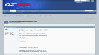 [Info]Automotive Repair Reference Center/ARRC - Ozhonda.com