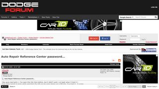 Auto Repair Reference Center password... - DodgeForum.com