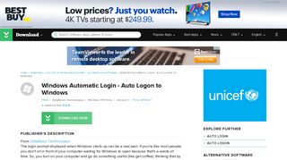 Windows Automatic Login - Auto Logon to Windows - Free download ...