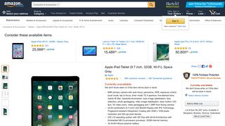 Buy Apple iPad Tablet (9.7 inch, 32GB, Wi-Fi), Space Grey Online at ...