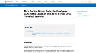 How To Use Group Policy to Configure Automatic Logon in Windows ...