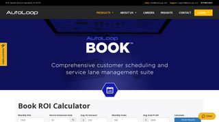 Automotive Appointment Scheduling Software – AutoLoop Book™