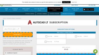 Subscribe to AutoCAD LT from Diatec