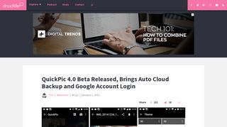 QuickPic 4.0 Beta Released, Brings Auto Cloud Backup and Google ...