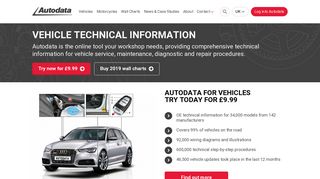 Autodata Technical Vehicle Data For Service Maintenance & Repair ...