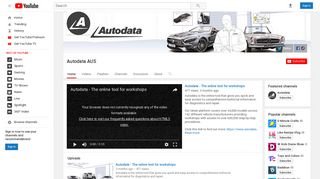 Autodata AUS - YouTube