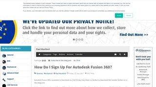 How Do I Sign Up For Autodesk Fusion 360? - Graitec Blog