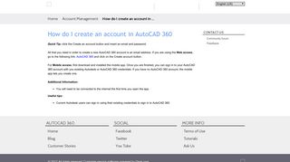 AutoCAD mobile | How do I create an account in AutoCAD 36...