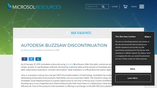Autodesk Buzzsaw Discontinuation - Microsol Resources