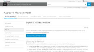 Sign In to Autodesk Account | Account Management | Autodesk ...