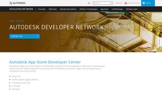 Autodesk App Store Developer Center | ADN