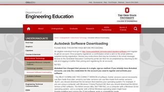 Autodesk Software Downloading | Engineering Education