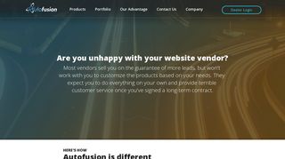 Autofusion® Advantage - Custom Car Dealer Websites - Auto ...