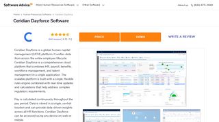 Ceridian Dayforce Software - 2019 Reviews & Pricing - Software Advice