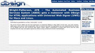 Wright-Patterson, AFB - The Automated Business Services System ...