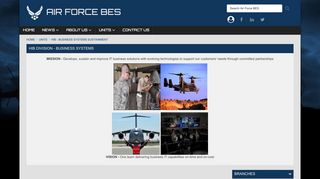 Air Force BES > Units > HIB - Business Systems Sustainment > HIBQ ...