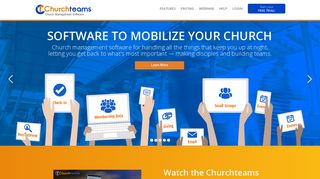 Churchteams: Church Management Software