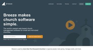 Breeze ChMS: Church Management Software