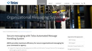 Secure Organizational Messaging System | OMS | AMHS