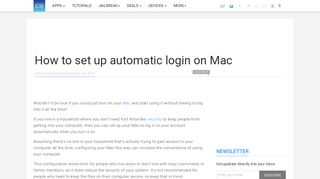 How to set up automatic login on Mac - iDownloadBlog