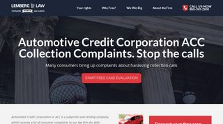 Automotive Credit Corporation ACC Collection Complaints. Stop the ...