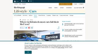 Where in Britain do most cars fail their MoT test? - The Telegraph