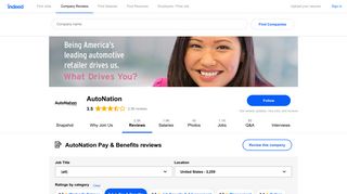 Working at AutoNation: 571 Reviews about Pay & Benefits | Indeed.com
