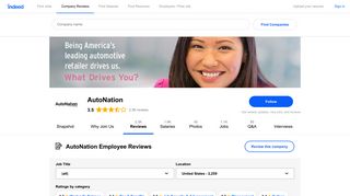 Working at AutoNation: 2,212 Reviews | Indeed.com