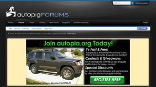 Can`t log in - Autopia.org