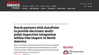 Bosch partners with AutoPoint to provide electronic multi-point ...