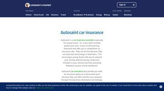 Autosaint Car Insurance | comparethemarket.com