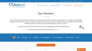 Autosoft Dealer Management System: You Choose Your Partners