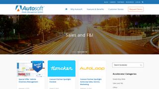 Sales and F&I Archives | Autosoft