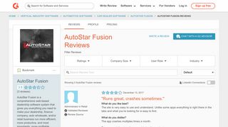 AutoStar Fusion Reviews | G2 Crowd