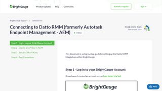 Connecting to Datto RMM (formerly Autotask Endpoint Management ...