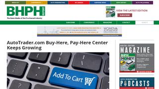 AutoTrader.com Buy-Here, Pay-Here Center Keeps Growing | Auto ...
