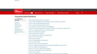 Frequently Asked Questions - autoTrader.ca