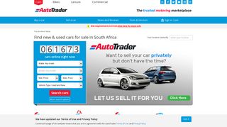 Cars for sale in South Africa with AutoTrader